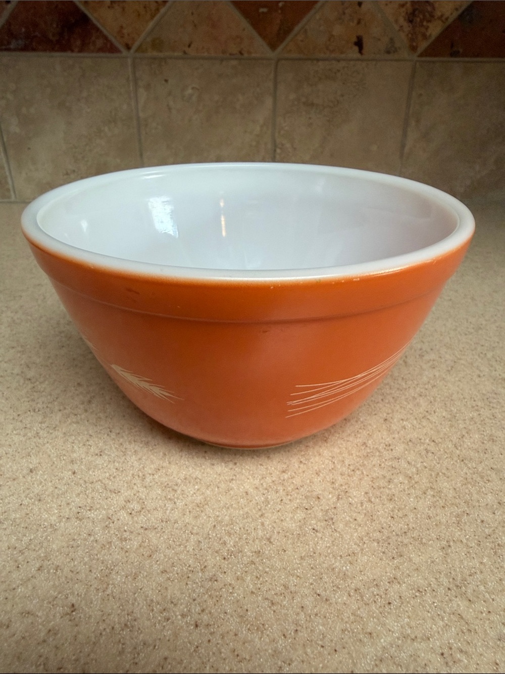 Pyrex Autumn Harvest Wheat Mixing Bowl 401 - Picture 7 of 11